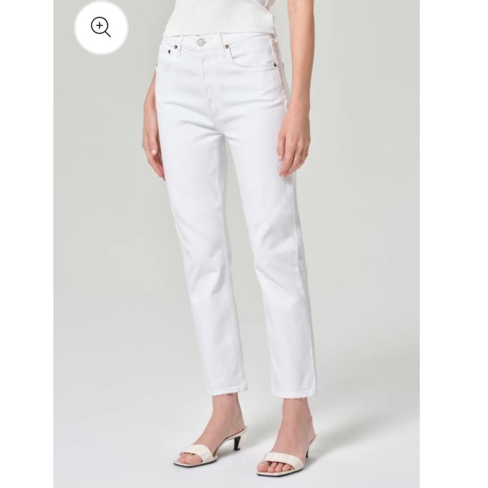 $198 AGOLDE RILEY HIGH RISE STRAIGHT CROP COMFORT STRETCH Women’s 29